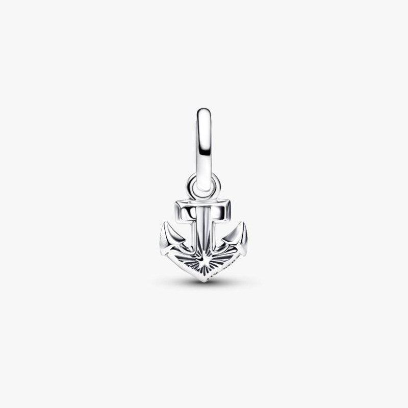 Charm Mini Pendente Ancora Blu Pandora ME