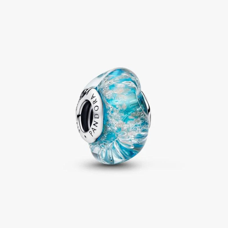 Charm Vetro di Murano Acqua Cristallina