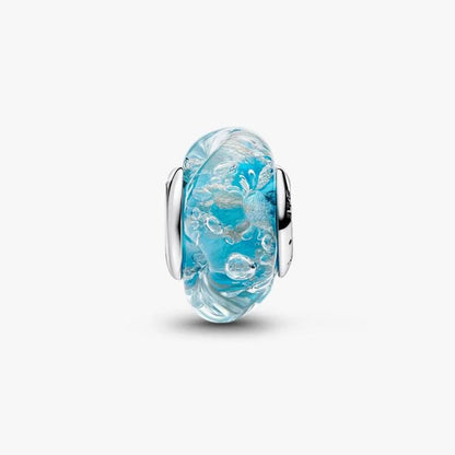 Charm Vetro di Murano Acqua Cristallina