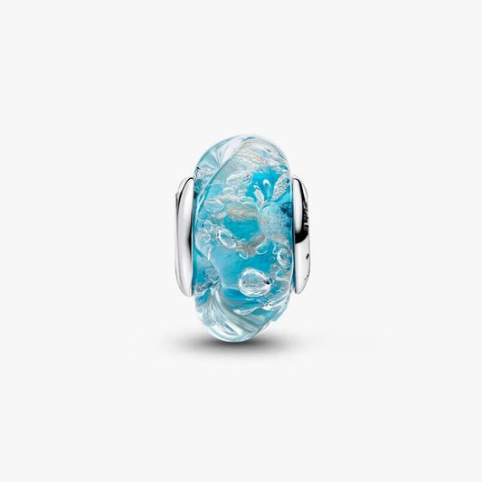 Charm Vetro di Murano Acqua Cristallina