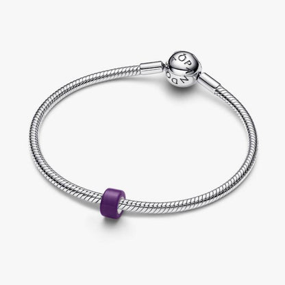 Mini Charm Vetro di Murano Viola