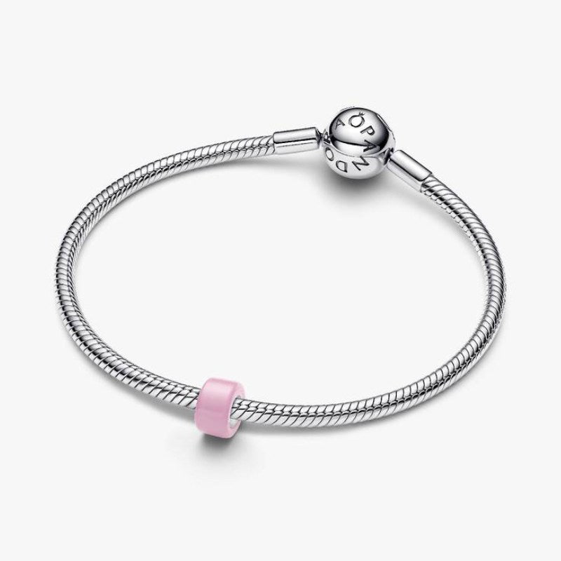 Mini Charm Vetro di Murano Rosa