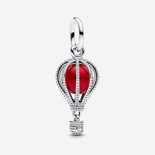 Charm Pendente Mongolfiera Rossa