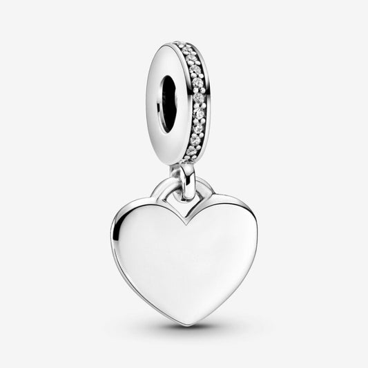 Pendant Heart Charm to be Engraved