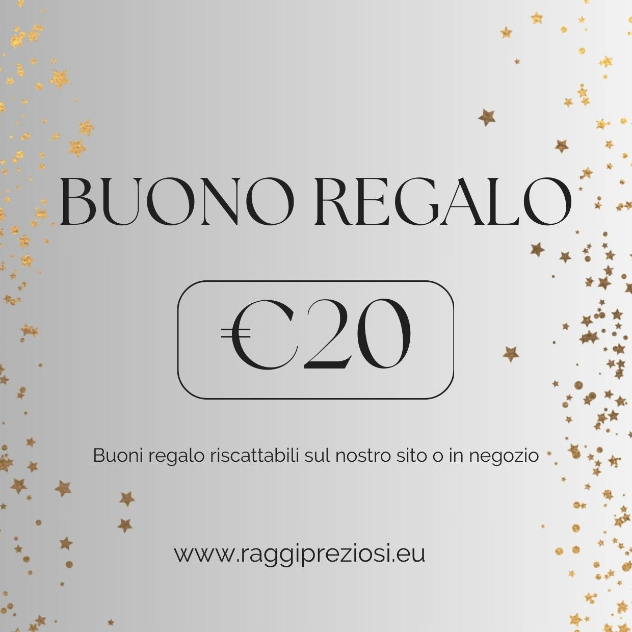 Buono regallo Raggi Preziosi Di De Gaetano rivenditore autorizzato Pandora