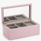 Pandora Large Pink Wooden Jewelery Box with Mirror