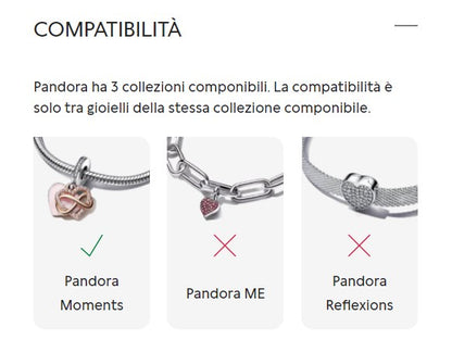 Mini Charm Pesce effetto diamantato