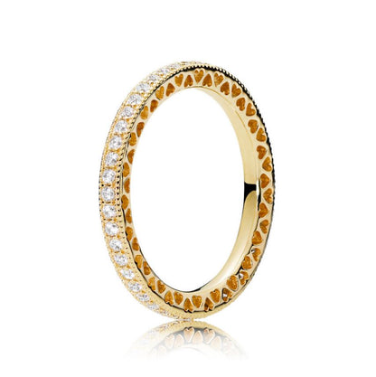 Anello Fedina Pietre e Cuori