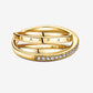 Anello Linee Intrecciate