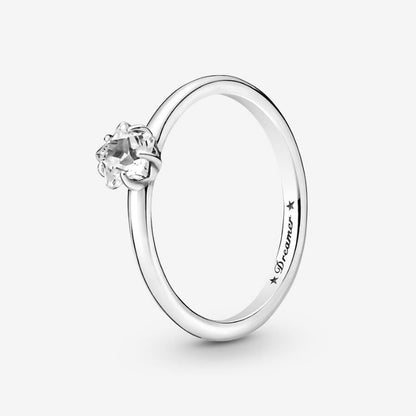 Anello Solitario Stella Celeste