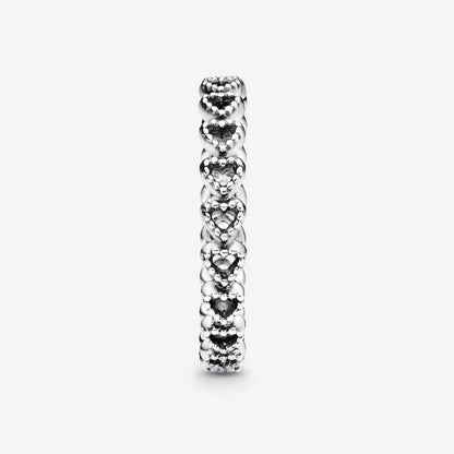 Anello fascia di cuori