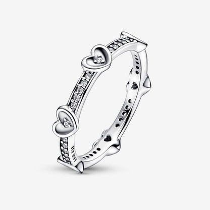 Anello Cuori Splendenti