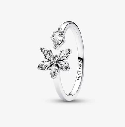 Anello Aperto Herbarium Fiore Luminoso