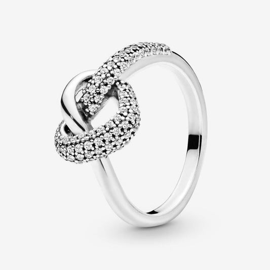 Intertwined Heart Ring