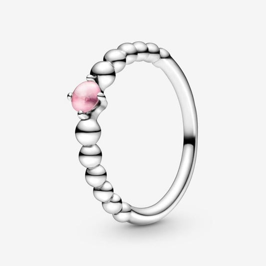 October Pink Petal Ring