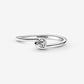 Inclined Heart Ring