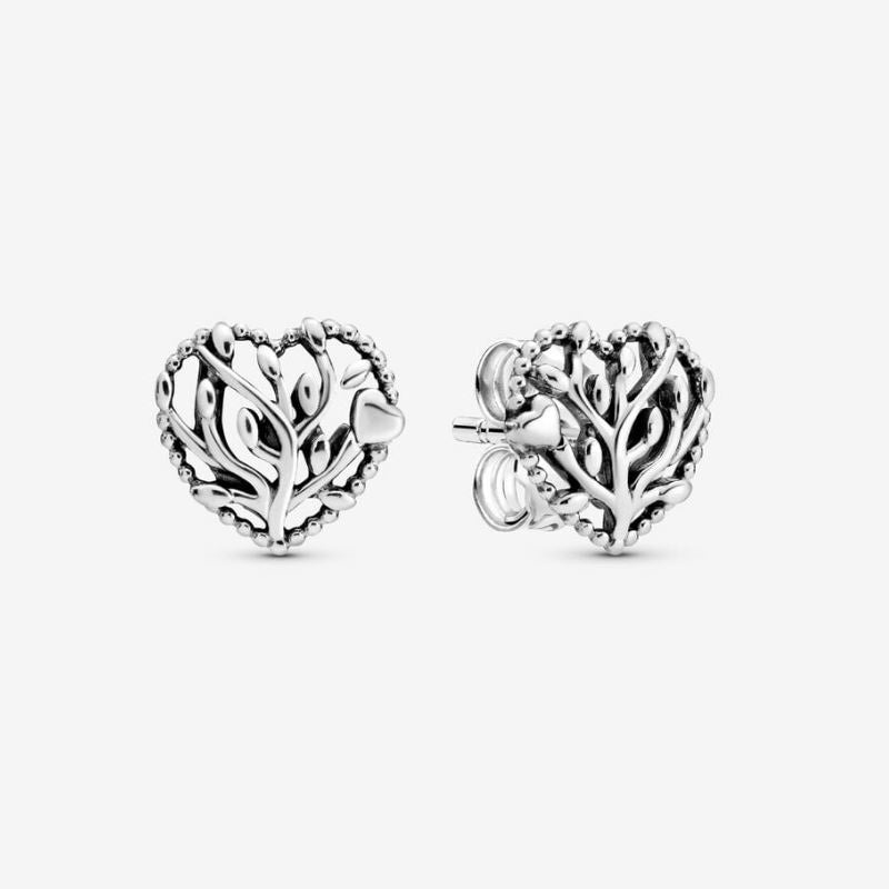 Heart in Flower Earrings