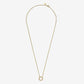Collana Cerchio scintillante Dorato