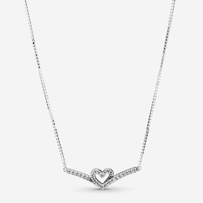 Sparkling Desire Heart Necklace