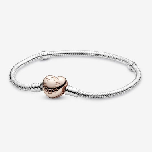 Bracelet with Heart Clasp