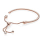 Bracciale maglia snake con chiusura regolabile