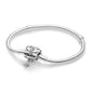 Bracciale Pandora Moments con maglia snake e chiusura a farfalla