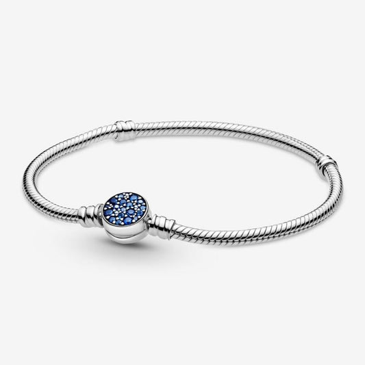 Bracelet with Blue Stones Clasp