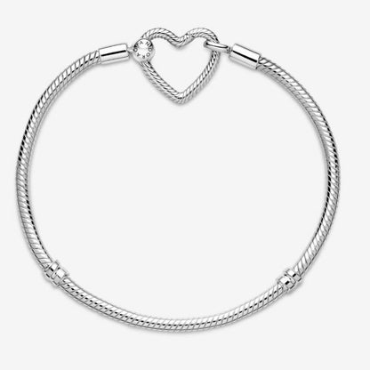 Bracelet with Modular Heart Clasp
