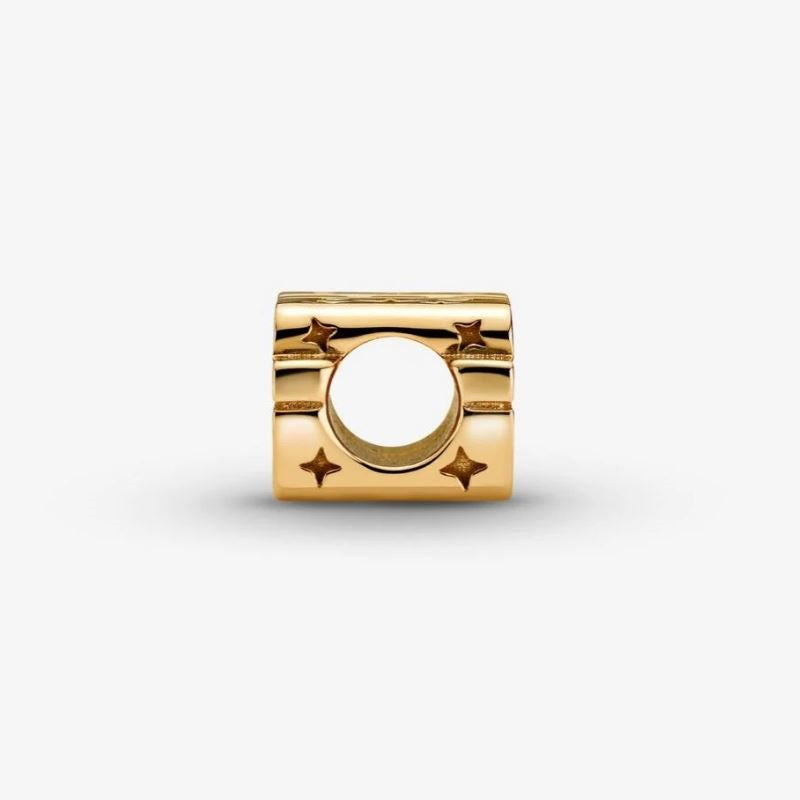 Charm Star Wars, scintillante con logo in 3D Pandora