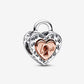Heart Padlock Charm "Love is love" Divisible