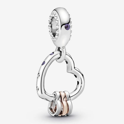 Charm Pendente Unione di Cuori