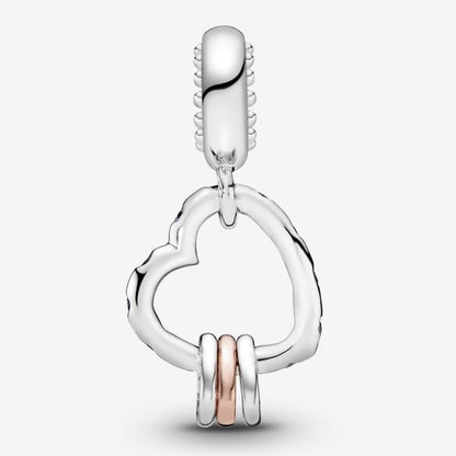 Charm Pendente Unione di Cuori