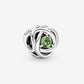 Charm Cerchio Eterno Verde Agosto