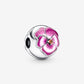 Clip con fiore del pensiero rosa