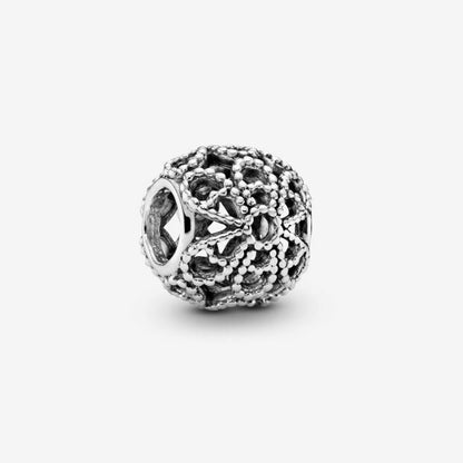 Openwork Flower Charm