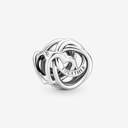 Charm Cuori Intrecciati Insieme Per Sempre