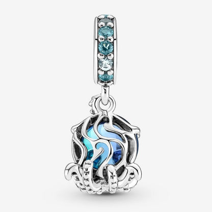 Charm Pendente Polpo Vetro di Murano