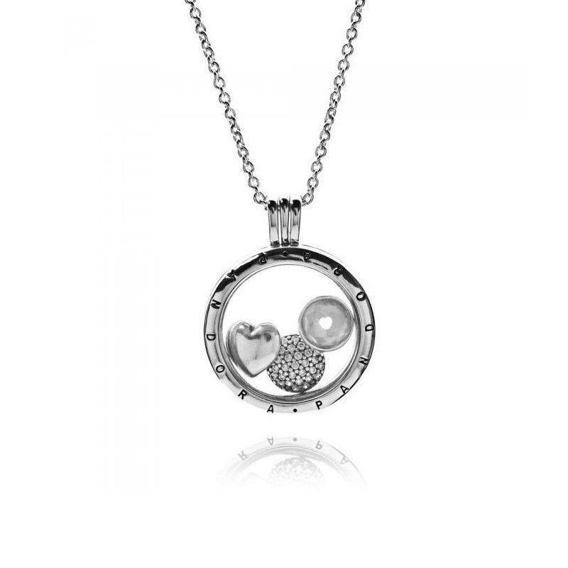 Open Pandora Memory Locket Charm Petite Delicate Memories Drop