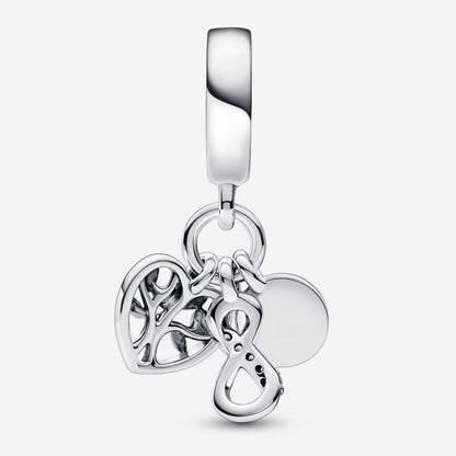 Charm Pendente Famiglia Per Sempre
