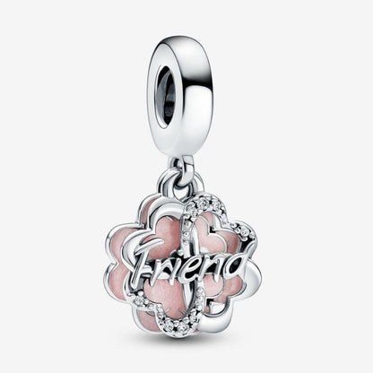 Charm Pendente Quadrifoglio dell'Amicizia