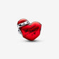 Charm Cuore Rosso Natalizio