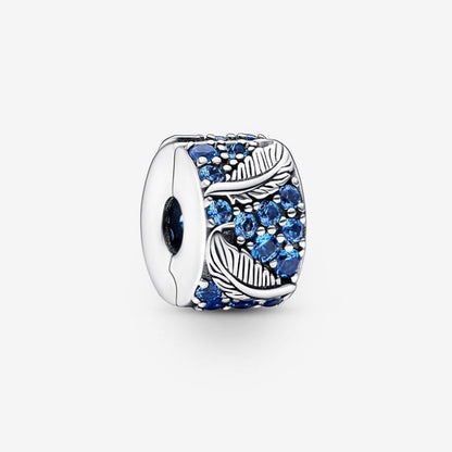 Clip Piume e Pavè Blu