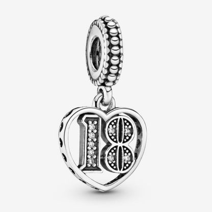 Charm pendente 18° compleanno