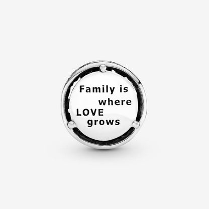 Charm Bottone Albero della Famiglia