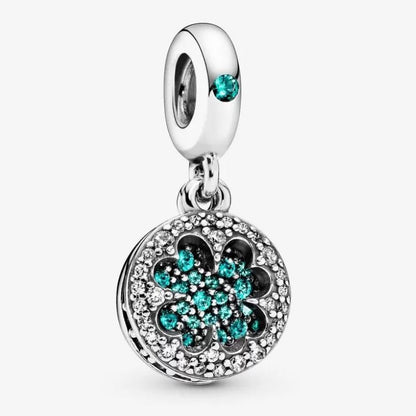 Charm pendente Quadrifoglio portafortuna