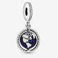 Charm pendente Globo girevole