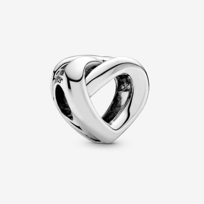 Charm Cuore Intrecciato