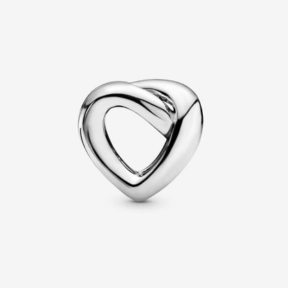 Charm Cuore Intrecciato