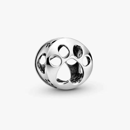 Openwork paw charm
