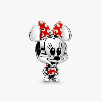Charm Minnie con Vestito e Fiocco a pois, Disney